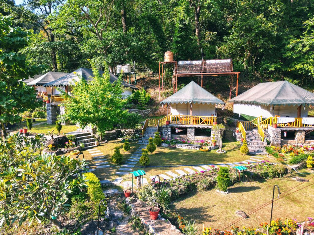 Camp Sahaja retreat accommodation for yoga retreat