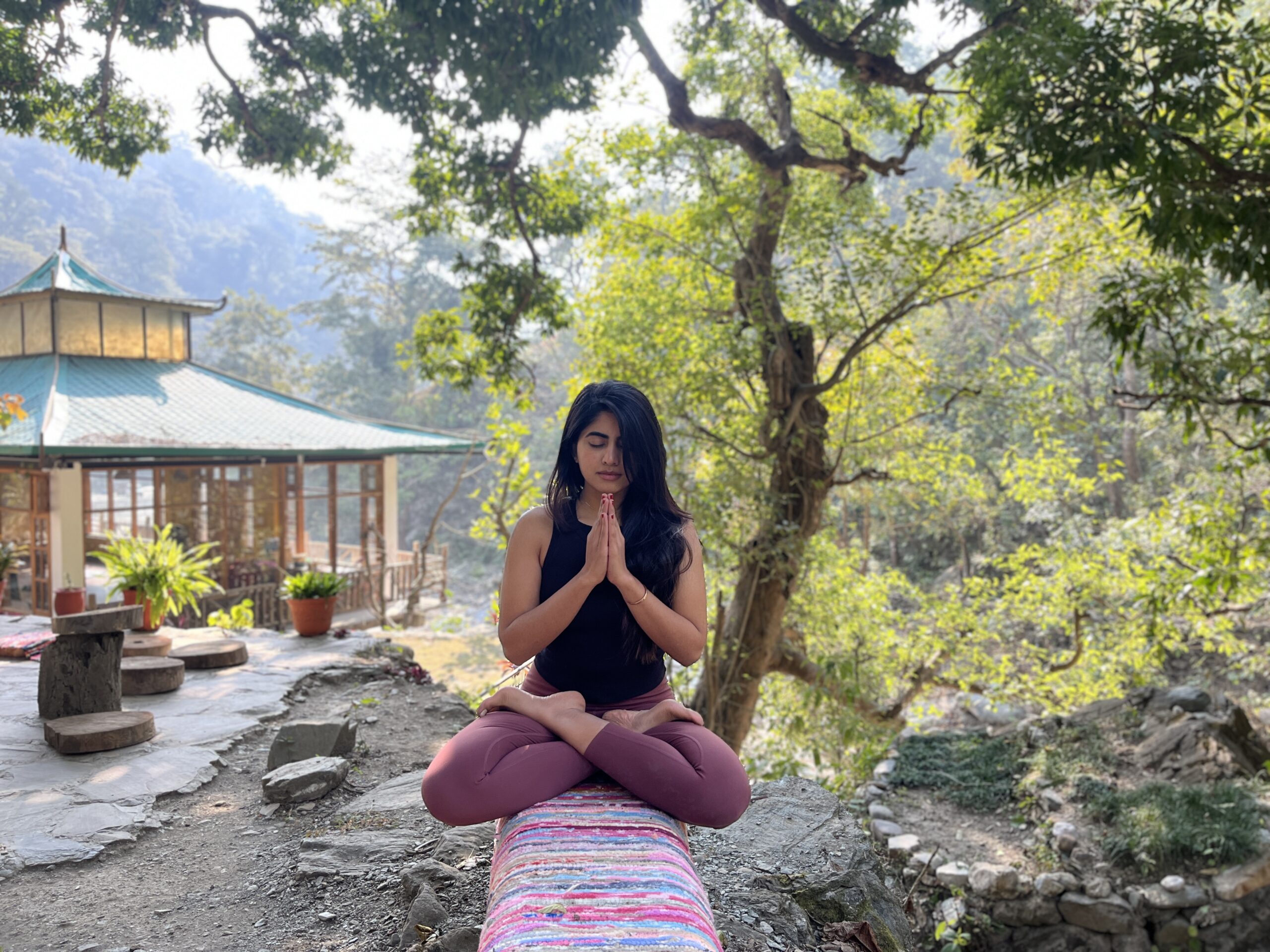 Yoga retreat in rishikesh with Himangee