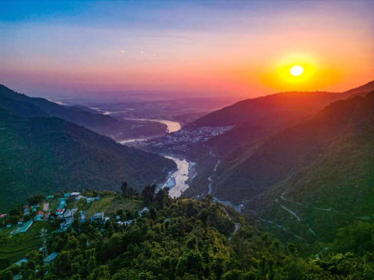 Experience The Sunset View in Rishikesh